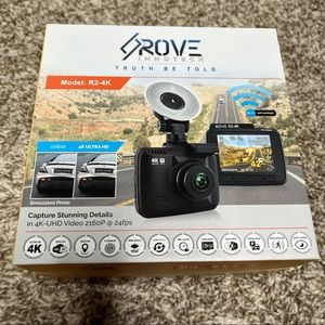 Rove R2-4K Dash Cam 4K Ultra HD 2160P Dash Board Camera Built In WiFi & GPS